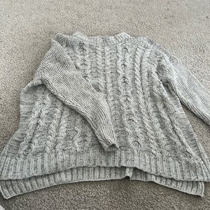 1. State size large white sweater